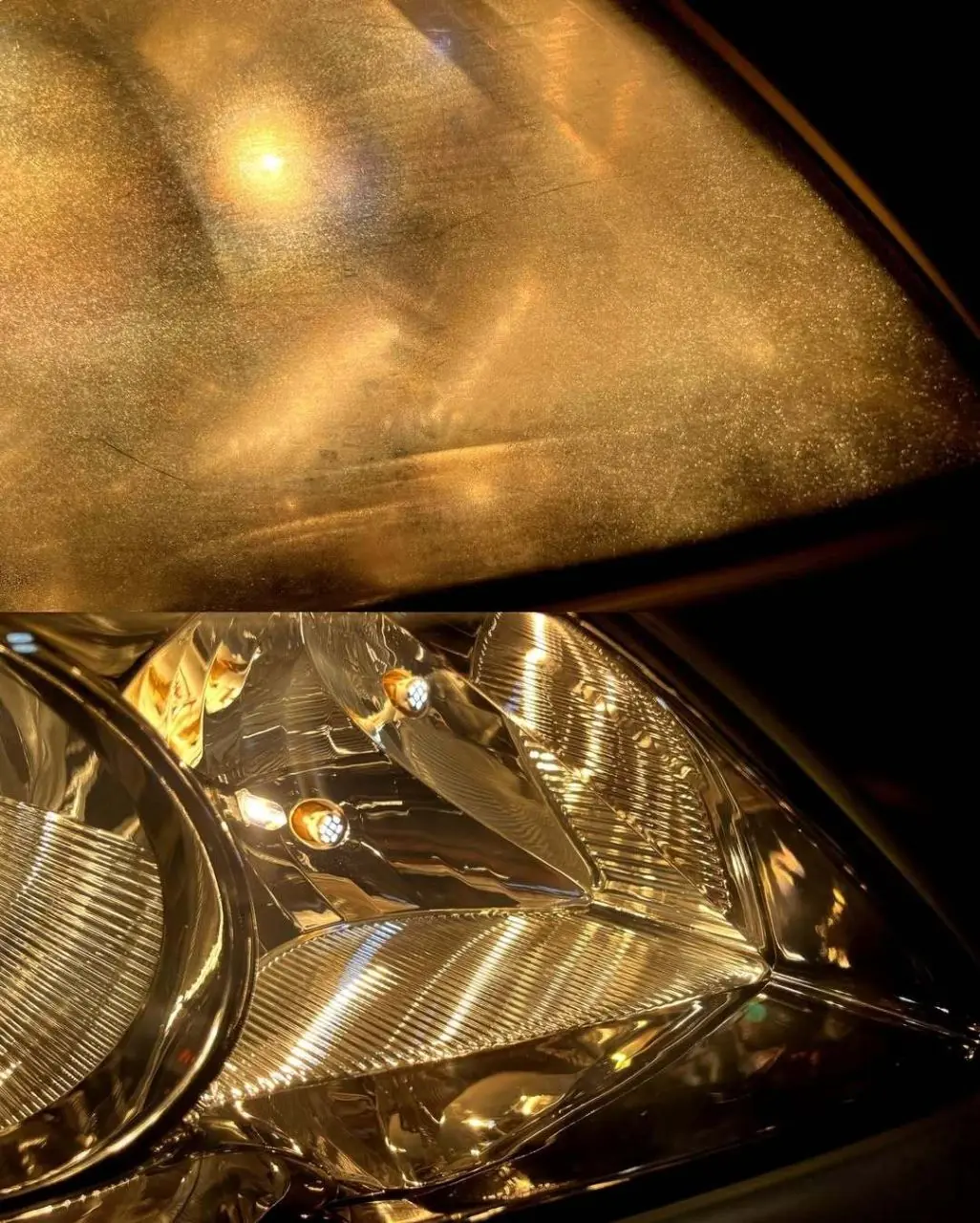 Detalhe de farol restaurado